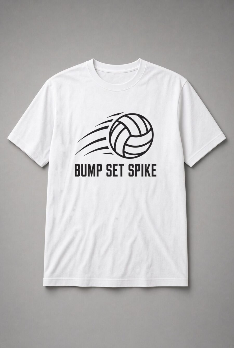 Bump Set Spike Volleyball Unisex T-Shirt - White
