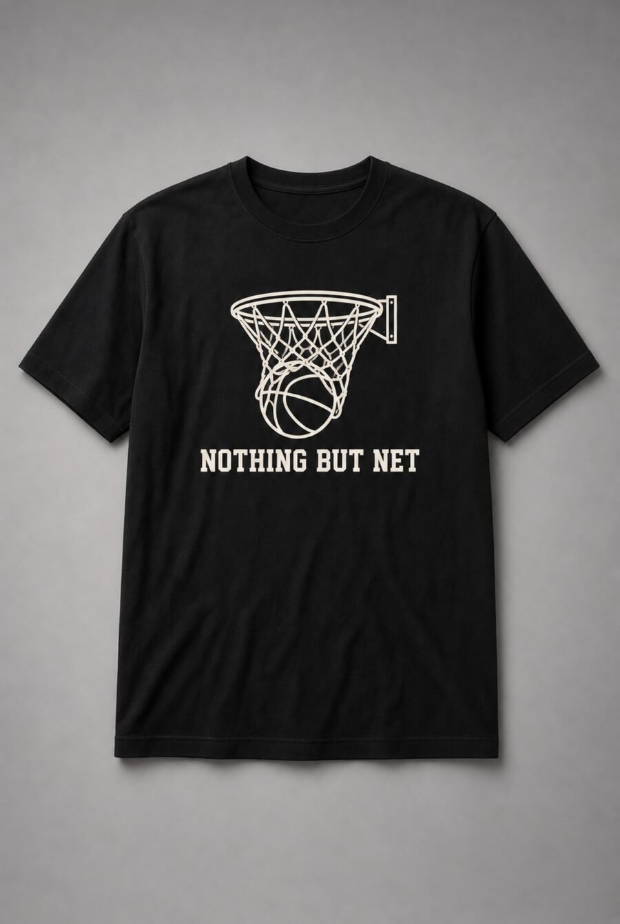 Nothing But Net Basketball Hoop Unisex T-Shirt - Black