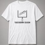 Touchdown Season Goalpost Unisex T-Shirt - White