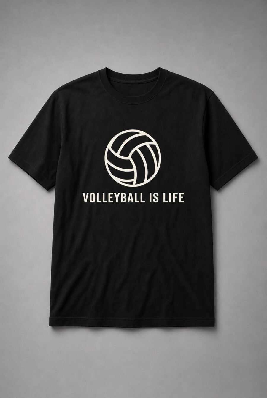Volleyball Is Life Unisex T-Shirt - Black