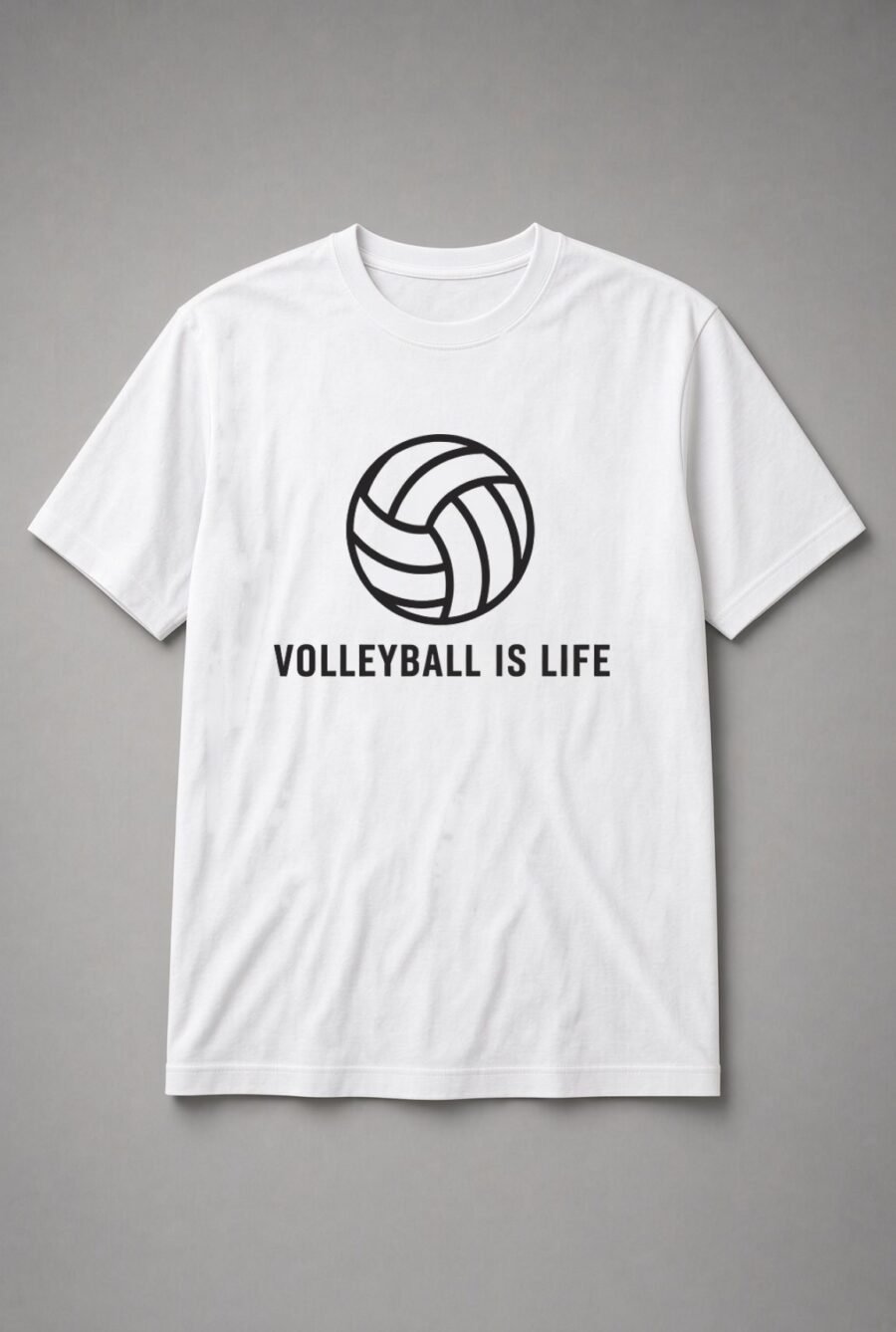 Volleyball Is Life Unisex T-Shirt - White